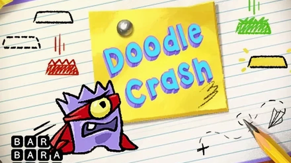 Doodle Crash slot game interface